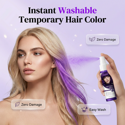 Tijdelijke haarkleurspray 30 ml – Uitwasbare instantkleurstof