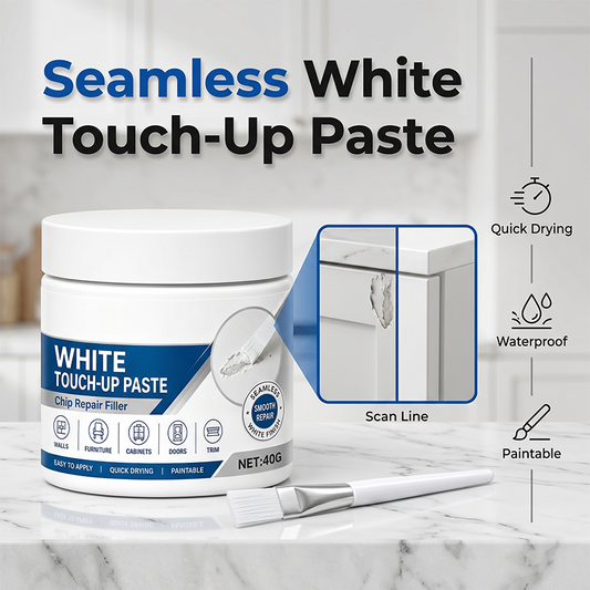 Witte Meubel Touch-Up Pasta met Borstel