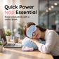 2-in-1 Reiskussen met Slaapmasker