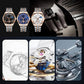 Men's Luminous Large Dial Quartz Watch