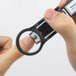 Spatwaterdichte nagelknipper met vergrootglas