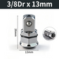 CR-V Stalen Ratelsleutel Adapter Doppenset