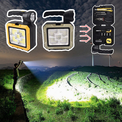 Superheldere Draagbare Spotlight Zaklamp met Gereedschapsset