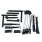 Draagbare Pilates Stang Set met 6 Weerstandsbanden