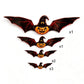 3D Halloween LED Vleermuismuurstickers – Gloeiend, Knipperend & Spookachtig Feestdecor