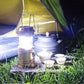 Uitschuifbare kampeerlamp op zonne-energie