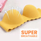Dames Comfortabele Draadloze Half Cup Push-up Beha