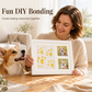 ❄️Zomerfresh 50% Korting!🐾DIY Pootafdruk Herinneringsframe voor Huisdieren – Set met Zachte Klei en Fotovakken voor Hond en Kat