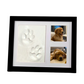 ❄️Zomerfresh 50% Korting!🐾DIY Pootafdruk Herinneringsframe voor Huisdieren – Set met Zachte Klei en Fotovakken voor Hond en Kat