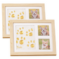 ❄️Zomerfresh 50% Korting!🐾DIY Pootafdruk Herinneringsframe voor Huisdieren – Set met Zachte Klei en Fotovakken voor Hond en Kat