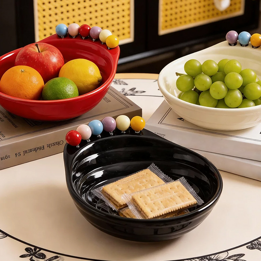 Speelse Voetvormige Snackschaal met Geïntegreerde Fruitvorkjes