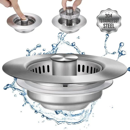 🔥Laatste dag 50% UIT 🔥3 in 1 Keuken gootsteenafvoerzeefjes Keuken gadgets