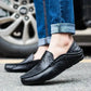 Handgemaakte Leren Loafers voor Heren in Milanese Stijl