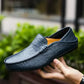 Handgemaakte Leren Loafers voor Heren in Milanese Stijl