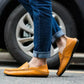 Handgemaakte Leren Loafers voor Heren in Milanese Stijl