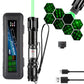 Draagbare, oplaadbare laserzaklamp met rood en groen lich