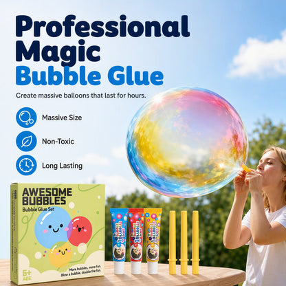 Kids Bubble Blowing Toy Kit