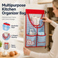 Wandgemonteerde Keukenorganizer Mesh Tas Kastdeur Vuilniszakhouder