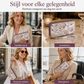 Ruime Elegante Geborduurde Damesportemonnee