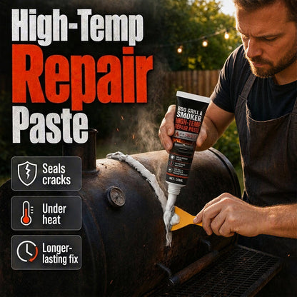 Hoge-Temp BBQ Grill en Smoker Reparatiepasta 60ml Hittebestendige Afdichting met Schraper