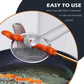 🍡NU 50% KORTING! Roestvrijstalen Olie-Lek Zeefklem – 2-in-1 Filterlepél & Voedseltang, Multifunctionele Keuken Schuimspaan Tang voor Frituren van Gehaktballen, Diepvriezen & Olie Filteren