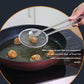 🍡NU 50% KORTING! Roestvrijstalen Olie-Lek Zeefklem – 2-in-1 Filterlepél & Voedseltang, Multifunctionele Keuken Schuimspaan Tang voor Frituren van Gehaktballen, Diepvriezen & Olie Filteren