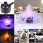 👻 Ultrasone vernevelaar – 12 LED-kleuren, veilige 24V & chemievrije nevel – Perfect voor Halloween & decoratie 🎃