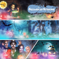 👻 Ultrasone vernevelaar – 12 LED-kleuren, veilige 24V & chemievrije nevel – Perfect voor Halloween & decoratie 🎃