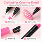 💥 Set van 24 dubbelzijdige nailartpennen in 24 kleuren – Creatief, salonkwaliteit, eenvoudig zelf te gebruiken ✨
