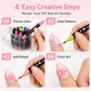 💥 Set van 24 dubbelzijdige nailartpennen in 24 kleuren – Creatief, salonkwaliteit, eenvoudig zelf te gebruiken ✨