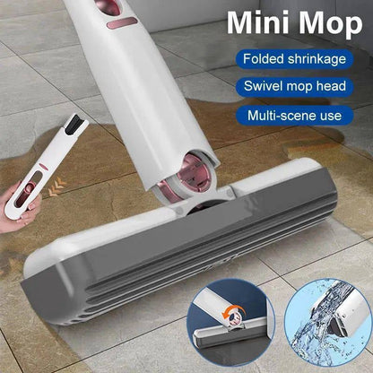 🎉Opvouwbare, Handwasbare Mini-Mop