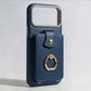 Magnetisch Portemonnee Hoesje met Ringstandaard