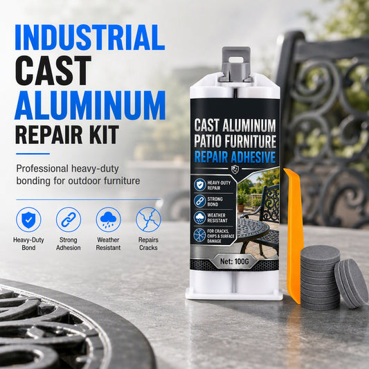 Reparatielijm voor Gegoten Aluminium Tuinmeubelen