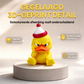 3D-geprint bureauaccessoire: boze gele eend
