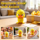 3D-geprint bureauaccessoire: boze gele eend