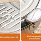 ⏳ Tijdelijke Actie ⏰ Roestvrijstalen Tempura Frituurpan – Met Thermometer, Afdruiprek & Diepe Pan ✨