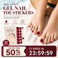 Half uitgeharde gel teennagelstickers