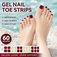 Half uitgeharde gel teennagelstickers