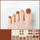 Half uitgeharde gel teennagelstickers
