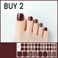Half uitgeharde gel teennagelstickers