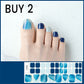 Half uitgeharde gel teennagelstickers