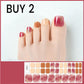 Half uitgeharde gel teennagelstickers