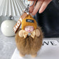 Zachte pluchen pop sleutelhanger