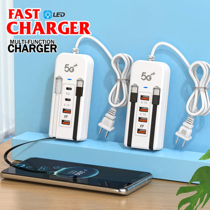 Multi-poort USB Desktop Oplaadstation