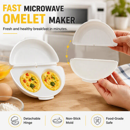 2-in-1 Omelet Maker & Egg Cup Cooker