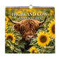 2027 Schotse Hooglander Wandkalender