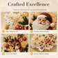 🎄✨ DIY Parel Kersthangers Set – Fonkelende 5D Diamond Painting Kerstversiering