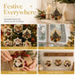 🎄✨ DIY Parel Kersthangers Set – Fonkelende 5D Diamond Painting Kerstversiering