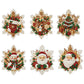 🎄✨ DIY Parel Kersthangers Set – Fonkelende 5D Diamond Painting Kerstversiering