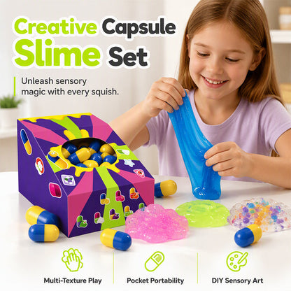 Capsule Slime Sensorisch Speelgoed voor Kinderen en Volwassenen